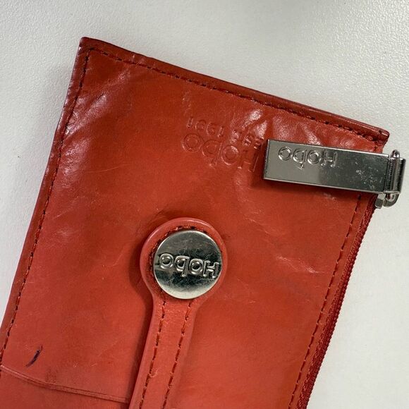 Hobo Linn Slim Leather Wallet Card Case - Picture 3 of 7